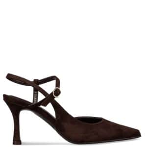 SLINGBACK PUMPS E02-22092 ENVIE SHOES BROWN
