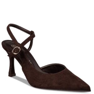 SLINGBACK PUMPS E02-22092 ENVIE SHOES BROWN
