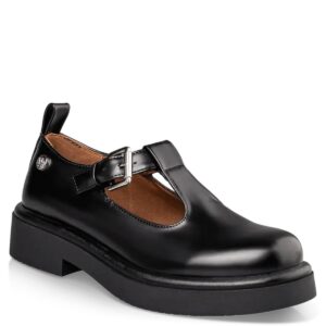 CHUNKY BALLERINAS E12-22150 ENVIE SHOES BLACK