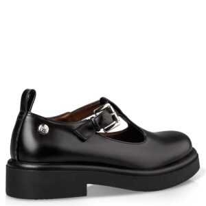 CHUNKY BALLERINAS E12-22150 ENVIE SHOES BLACK