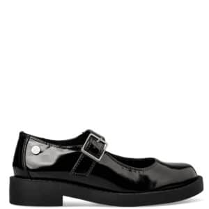 CHUNKY BALLERINAS E32-22455 ENVIE SHOES BLACK