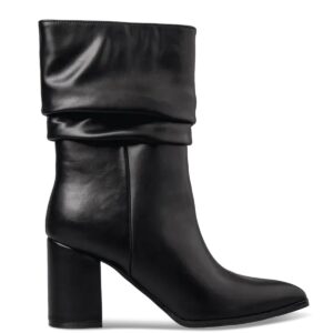 SLOUCHY BOOTIES E45-22425 ENVIE SHOES BLACK