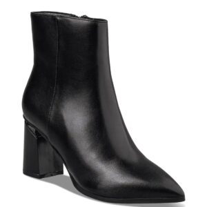 BLOCK HEEL BOOTIES E45-22144 ENVIE SHOES BLACK