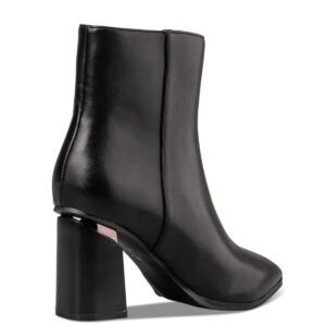 BLOCK HEEL BOOTIES E45-22144 ENVIE SHOES BLACK