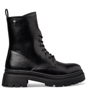 COMBAT BOOTS E58-22395 ENVIE SHOES BLACK