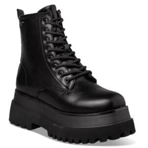 CHUNKY COMBAT BOOTS E58-22479 ENVIE SHOES BLACK
