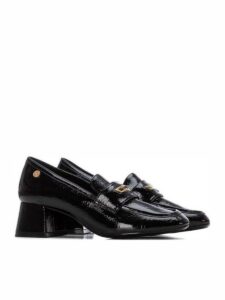 LOAFERS WITH GOLD DETAILS 144251 XTI BLACK