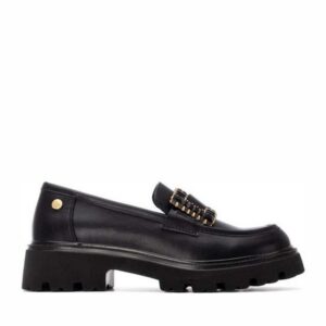 LOAFERS WITH BLACK DETAIL 144429 XTI BLACK