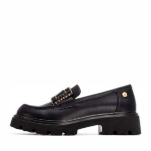 LOAFERS WITH BLACK DETAIL 144429 XTI BLACK