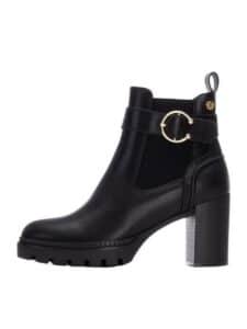 HIGH HEELED CHELSEA ANKLE BOOTS 144521 XTI BLACK