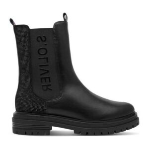 CHELSEA BOOTS WITH STRASS 5-25480-45 S.OLIVER BLACK CHELSEA BOOTS WITH STRASS 5-25480-45 S.OLIVER BLACK