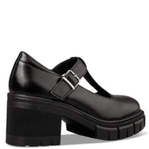 T-BAR CHUNKY PUMPS V63-22187 ENVIE SHOES BLACK