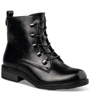 ANKLE ARMY BOOTS V63-22217 ENVIE SHOES BLACK