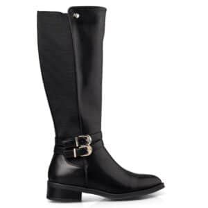 RIDING KNEE-HIGH BOOTS E23-22037 ENVIE SHOES BLACK