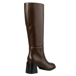 MID-HEEL BOOTS E45-22426 ENVIE SHOES BROWN