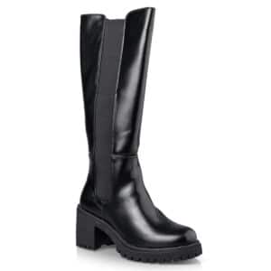 BLOCK MID-HEELED BOOTS E57-22135 ENVIE SHOES BLACK BLOCK MID-HEELED BOOTS E57-22135 ENVIE SHOES BLACK