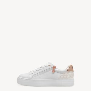 SNEAKERS WITH ZIPPER 1-23313-41 TAMARIS WHITE SNEAKERS WITH ZIPPER 1-23313-41 TAMARIS WHITE
