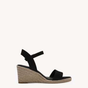 PLATFORM SANDALS 1-28300 TAMARIS BLACK PLATFORM SANDALS 1-28300 TAMARIS BLACK