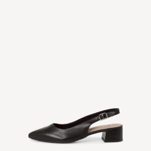LEATHER SLINGBACK 1-29500-42/1 TAMARIS BLACK LEATHER SLINGBACK 1-29500-42/1 TAMARIS BLACK