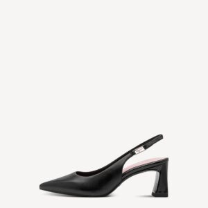 LEATHER SLINGBACK 1-29624-46 TAMARIS BLACK LEATHER SLINGBACK 1-29624-46 TAMARIS BLACK