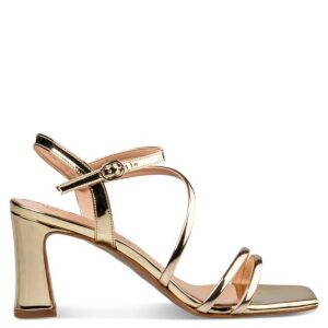 MID-HEEL SANDALS E02-23703 ENVIE SHOES GOLD MID-HEEL SANDALS E02-23703 ENVIE SHOES GOLD