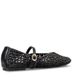 BALLET FLATS E84-23408 ENVIE SHOES BLACK