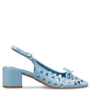SLINGBACK PUMPS E84-23420/1 ENVIE SHOES BLUE SLINGBACK PUMPS E84-23420/1 ENVIE SHOES BLUE