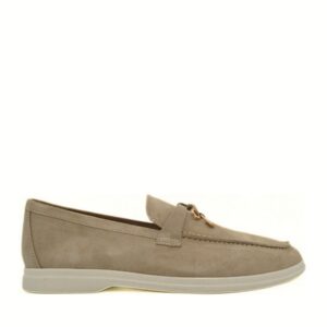 LEATHER LOAFERS WITH GOLD DETAILS 51339 COMMANCHERO BEIGE LEATHER LOAFERS WITH GOLD DETAILS 51339 COMMANCHERO BEIGE