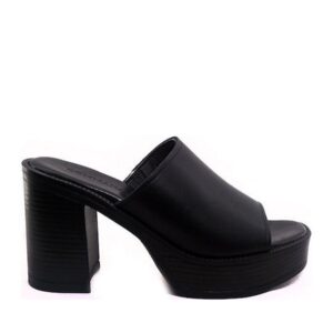 LEATHER MULES 51007 COMMANCHERO BLACK LEATHER MULES 51007 COMMANCHERO BLACK