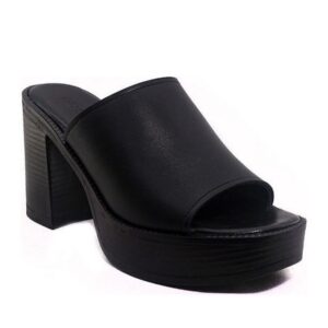 LEATHER MULES 51007 COMMANCHERO BLACK LEATHER MULES 51007 COMMANCHERO BLACK