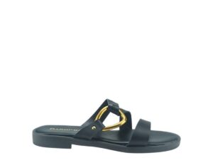 FLAT MULES VENUS-61154 BAROCCO BLACK