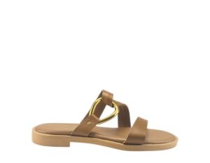 FLAT MULES VENUS-61154/1 BAROCCO TAUPE