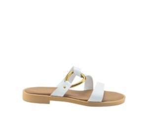 FLAT MULES VENUS-61154/2 BAROCCO WHITE