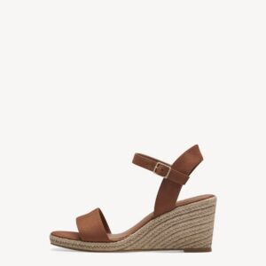 PLATFORM SANDALS 1-28300-42/1 TAMARIS BROWN PLATFORM SANDALS 1-28300-42/1 TAMARIS BROWN