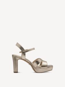 HIGH HEEL SANDALS -1-28349-42 TAMARIS GOLD
