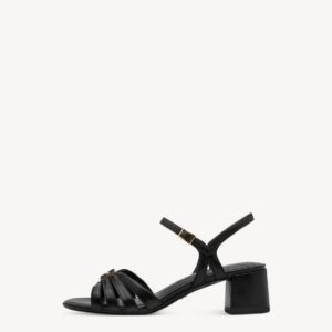 MID HEEL SANDALS 1-28229-46 TAMARIS BLACK MID HEEL SANDALS 1-28229-46 TAMARIS BLACK