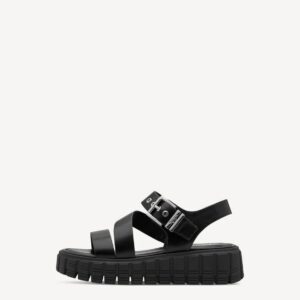 PLATFORM SANDALS 1-28233-46 TAMARIS BLACK PLATFORM SANDALS 1-28233-46 TAMARIS BLACK