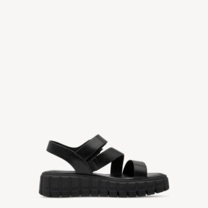 PLATFORM SANDALS 1-28233-46 TAMARIS BLACK PLATFORM SANDALS 1-28233-46 TAMARIS BLACK