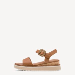 PLATFORM SANDALS 1-28247-46 TAMARIS BROWN PLATFORM SANDALS 1-28247-46 TAMARIS BROWN