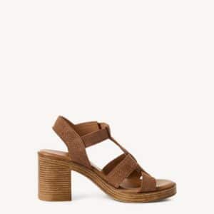 LEATHER HIGH HEEL SANDALS 1-28302-46 TAMARIS CAMEL LEATHER HIGH HEEL SANDALS 1-28302-46 TAMARIS CAMEL