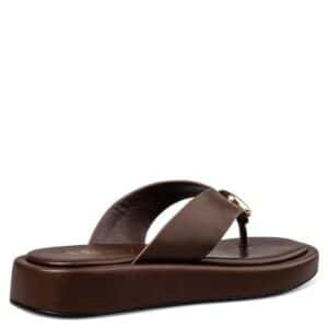 FLATFORM THONG SANDALS E32-23020/1 ENVIE SHOES BROWN