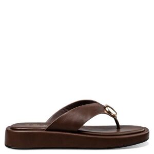 FLATFORM THONG SANDALS E32-23020/1 ENVIE SHOES BROWN FLATFORM THONG SANDALS E32-23020/1 ENVIE SHOES BROWN