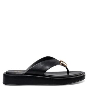 FLATFORM THONG SANDALS E32-23020 ENVIE SHOES BLACK FLATFORM THONG SANDALS E32-23020 ENVIE SHOES BLACK
