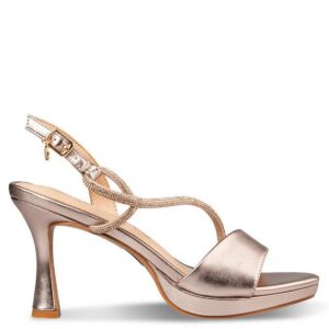 PLATFORM HEEL SANDALS E83-23048/1 ENVIE SHOES ROSEGOLD PLATFORM HEEL SANDALS E83-23048/1 ENVIE SHOES ROSEGOLD