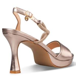 PLATFORM HEEL SANDALS E83-23048/1 ENVIE SHOES ROSEGOLD