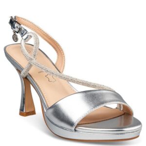 PLATFORM HEEL SANDALS E83-23048 ENVIE SHOES SILVER PLATFORM HEEL SANDALS E83-23048 ENVIE SHOES SILVER
