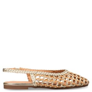 SLINGBACK BALLET-FLATS E96-23338 ENVIE SHOES GOLD SLINGBACK BALLET-FLATS E96-23338 ENVIE SHOES GOLD