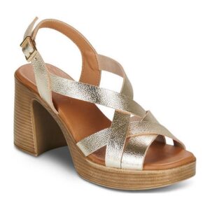 LEATHER HIGH HEEL SANDALS 5938 OH MY SANDALS GOLD LEATHER HIGH HEEL SANDALS 5938 OH MY SANDALS GOLD