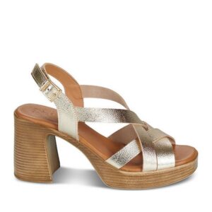 LEATHER HIGH HEEL SANDALS 5938 OH MY SANDALS GOLD LEATHER HIGH HEEL SANDALS 5938 OH MY SANDALS GOLD