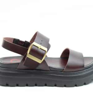FLATFORM SANDALS INDIGO MAHOGANY FLATFORM SANDALS INDIGO MAHOGANY